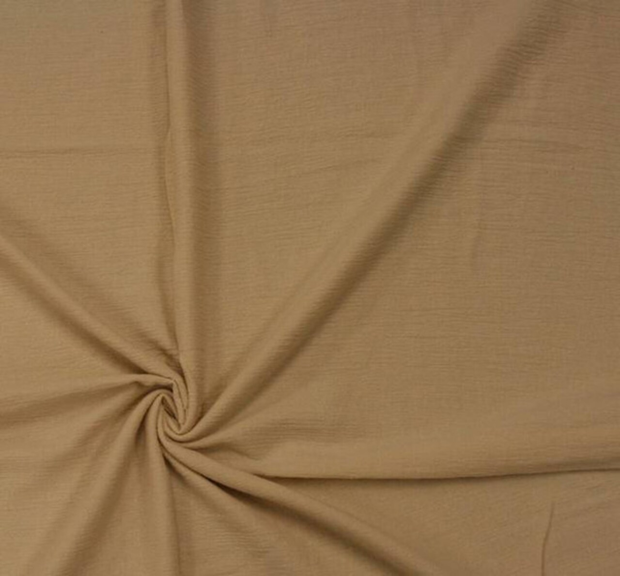 1 Yard Tan Cotton Gauze Apparel Fabric 100% Cotton, 48/50″ Width